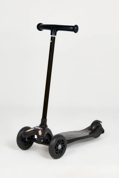 Tois Siyah Çocuk Siyah Mitur 3 Tekerlekli Yükseklik Ayarlı Scooter 3+ Yaş 3 ürün görseli 1