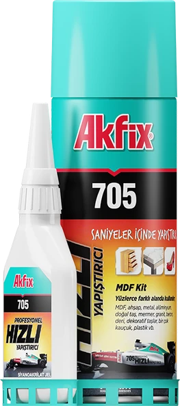 AKFİX HIZLI YAPIŞTIRICI 200ML+50GR (2 ADET) ürün görseli 1