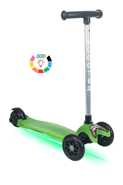 Tois ColorWase Led Işıklı 4 Kademe(50-65 cm) Ayarlanabilir 3 Tekerlekli Scooter ürün görseli 1