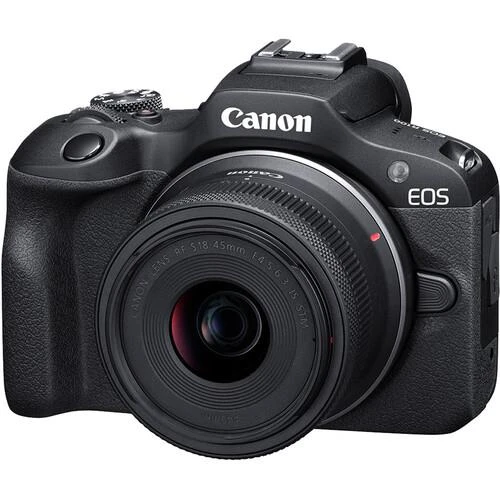 Canon EOS R100 + 18-45mm Lens Aynasız Fotoğraf Makinesi ürün görseli 1