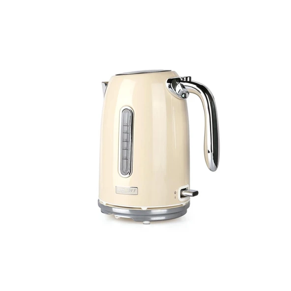 Berghoff Gem Retro 1.7 Litre Vanilya Krem Rengi  Su Isıtıcısı ürün görseli 1