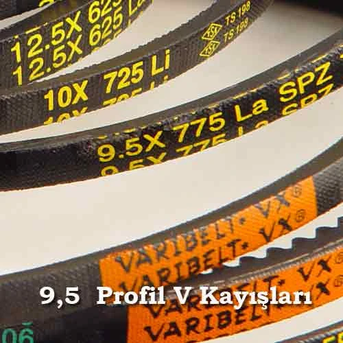 Varibelt VX 9,5x1225 Tırtıllı V Kayış - Resim 3