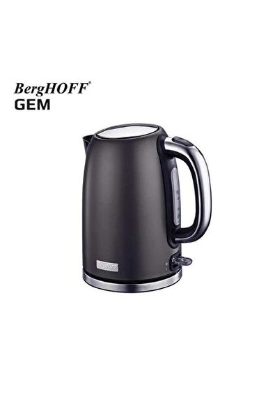 Berghoff Gem Metallıc 1.7 Litre Koyu Gri Su Isıtıcısı ürün görseli 1