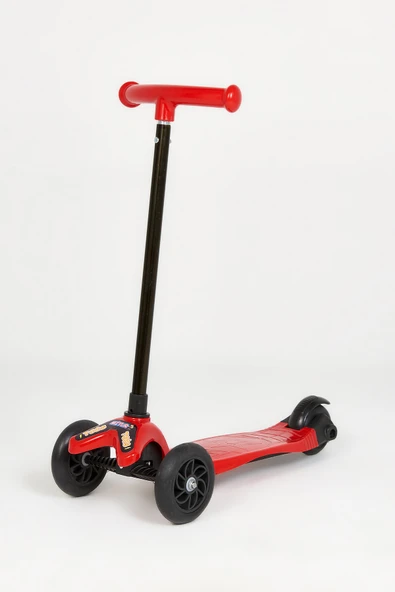 Tois Kırmızı Mitur 3 Tekerlekli Yükseklik Ayarlı Yay Direksiyon Çocuk Scooter ürün görseli 1