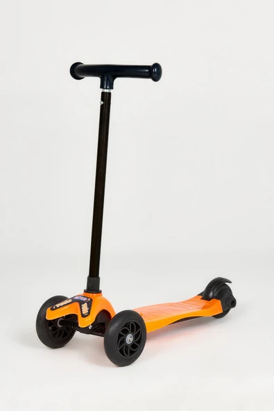 Tois Çocuk Turuncu Mitur 3 Tekerlekli Yükseklik Ayarlı Scooter ürün görseli 1