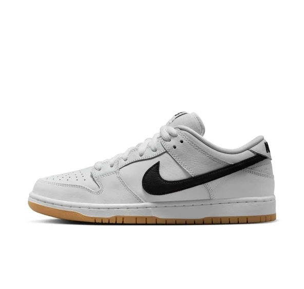 Nike SB Dunk Low Pro White Gum - Resim 2