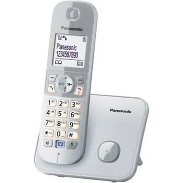 Panasonic KX TG 6811 Dect Telefon Gri ürün görseli 1