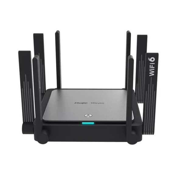 RUIJIE REYEE EW3200GX PRO WİFİ 6 3200MBPS 4 PORT 4 LAN / 1 WAN 8 ANTEN 2.4GHz - 5GHz ROUTER ürün görseli 1