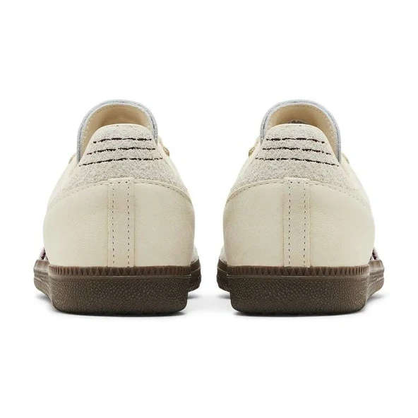 adidas Samba OG Wonder White Maroon - Resim 5