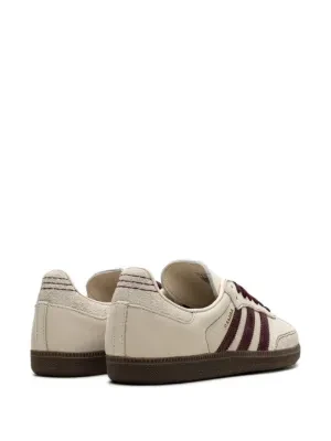 adidas Samba OG Wonder White Maroon - Resim 6