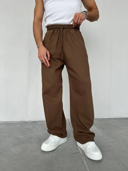 Gabardin Baggy Pantolon - Resim 3