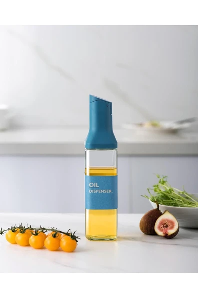 Pinmoo Tasarım Açılır Kapak Yağdanlık- Mavi 500 Ml. ürün görseli 1
