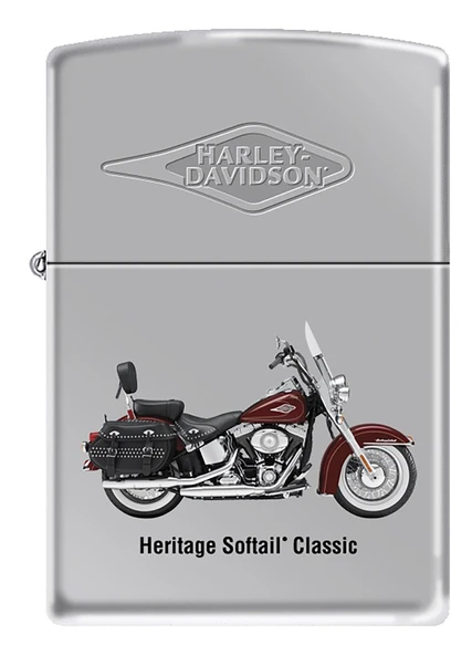 Zippo Harley Davidson Heritage Softail Classic Dizayn Çakmak ürün görseli 1