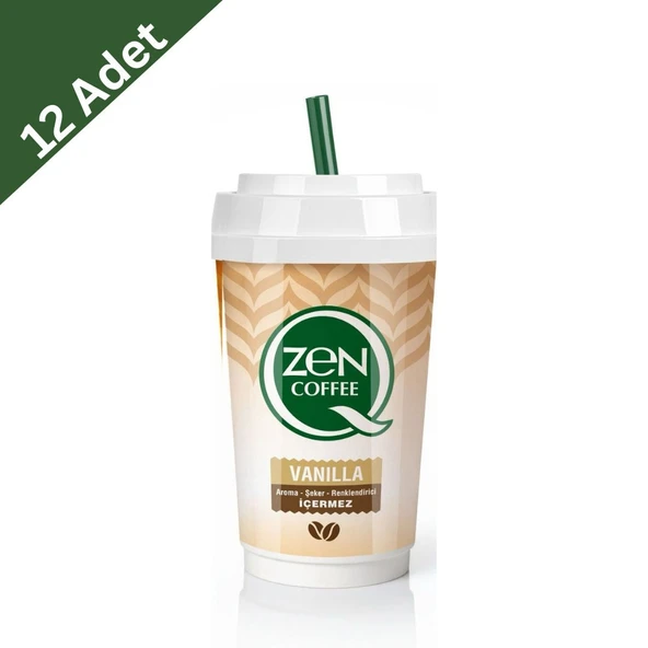 Zen Coffee Vanilyalı Hazır Kahve 250 ml x 12 Adet ürün görseli 1