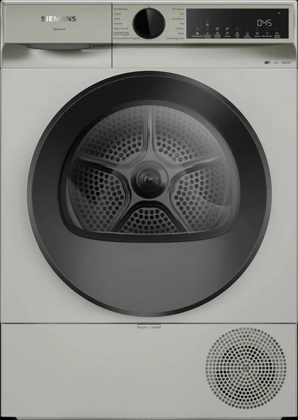 Siemens WQ42J20XTR Isı Pompalı Kurutma Makinesi 9 kg Gümüş iQ500 ürün görseli 1