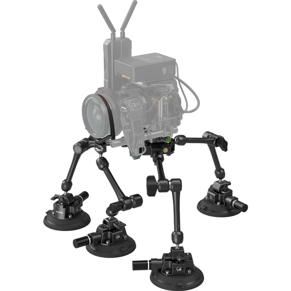 SmallRig  SC-15K 3565B 4 Kollu Vantuz Araç Çekimi için Kamera Montaj Kiti ürün görseli 1
