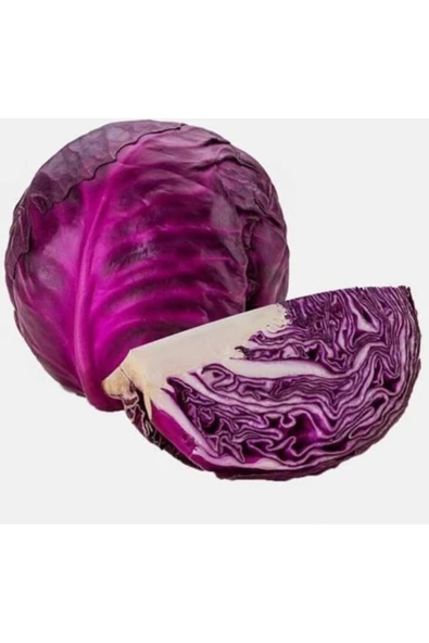 Tohumcumm 100 Adet Tohum Nadir Mor Lahana Tohumu Turşuluk Yemelik Salata Lahana Tohumu Hediye Tohum ürün görseli 1