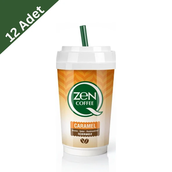 Zen Coffee Karamelli Hazır Kahve 250 ml x 12 Adet ürün görseli 1