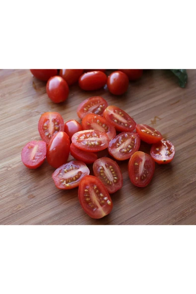 Tohumcumm Saksılık Zeytin Domatesi Tohumu 20 Adet Tohum Zeytin Domates ürün görseli 1