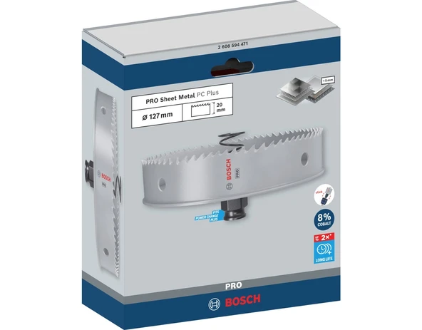 Bosch Pc-Plus Ssm Delik Açma Testeresi 127 mm - Resim 2