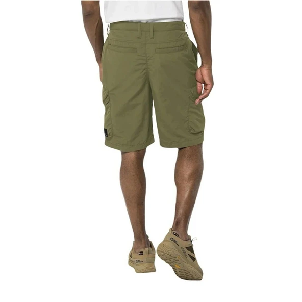 Jack Wolfskin Kalahari Kargo Şort Açık Yeşil - Resim 5