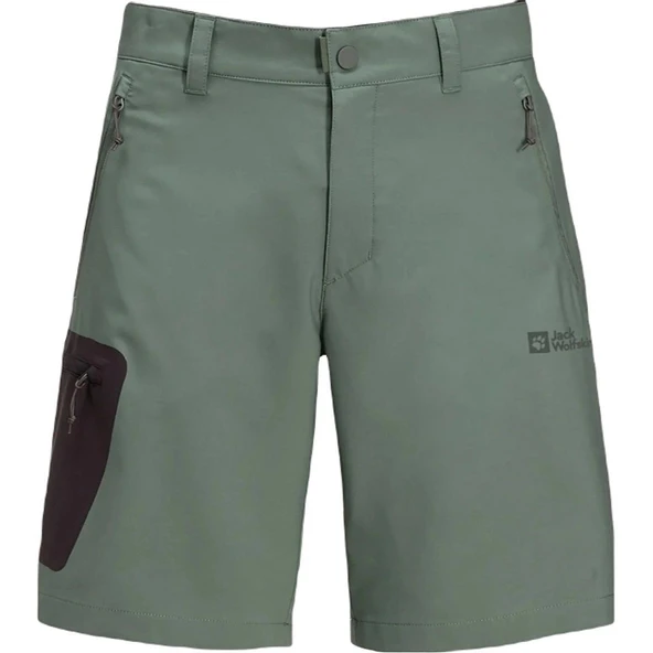 Jack Wolfskin Active Track Erkek Şort Yeşil - Resim 5