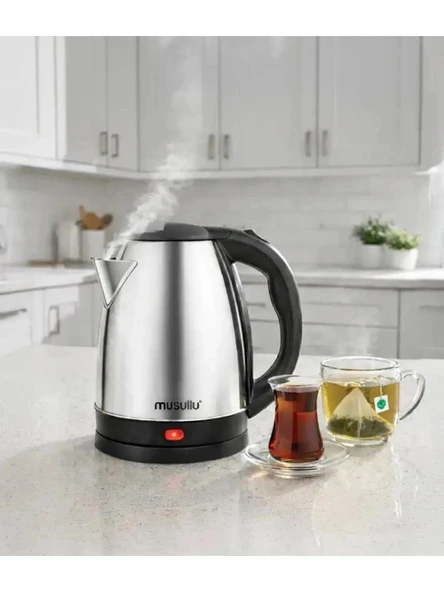 Musullu Elektirikli Su Isıtıcısı Kettle 1500 W ürün görseli 1