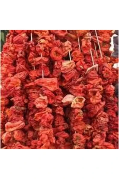 ata tohumculuk 100 Adet Kurutulmuş Acı Antep Dolmalık Biber Yeni Mahsül Doğal Köy Biberi Orta Boy Kuru Biber Dolma ürün görseli 1