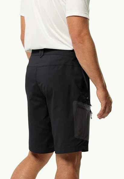 Jack Wolfskin Active Track Erkek Şort Siyah - Resim 5