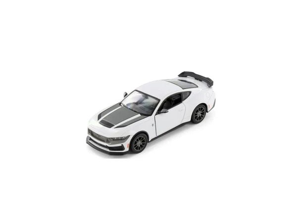 Kinsmart 2027 Ford Mustang Dark Horse Beyaz 1/38 Model Araba ürün görseli 1