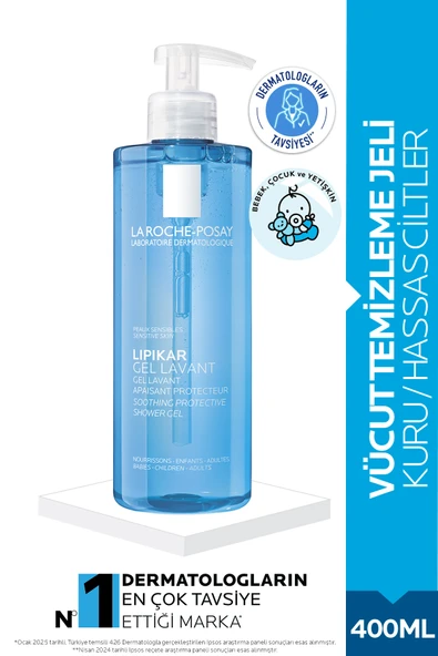 LA ROCHE POSAY Lipikar Kuru ve Hassas Ciltler için Yıkama Jeli 400ml ürün görseli 1