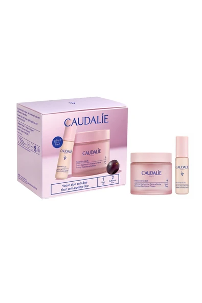 CAUDALİE Resveratrol-Lift Kaşmir 50 ml + Anında Sıkılaştırıcı Etkili Serum 10 ml ürün görseli 1
