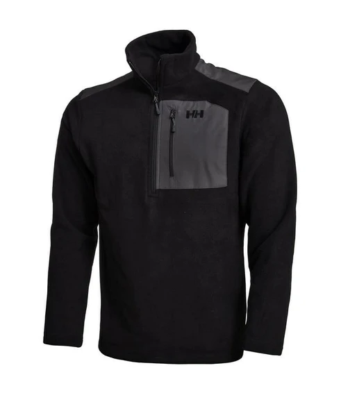 Helly Hansen Block Halfzip Polar Black - Resim 7