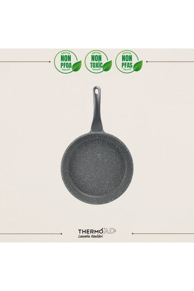 ThermoAD Tava 24 Cm Granit Kaplama Gri ürün görseli 1