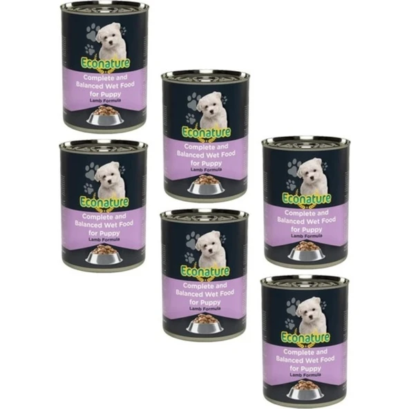 Puppy Kuzu Etli Yavru Köpek Konservesi 400 gr (6 Adet) ürün görseli 1