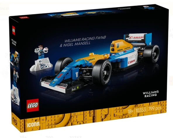 Lego icons Williams Racing FW14B ve Nigel Mansell 10353 ürün görseli 1