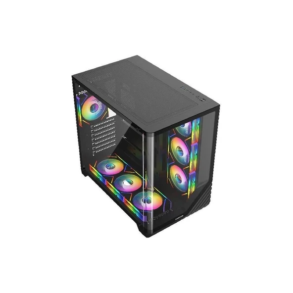 FAZEON F3 750W 80PLUS Bronze 7X120MM Argb Fanlı Atx Bilgisayar Kasası ürün görseli 1