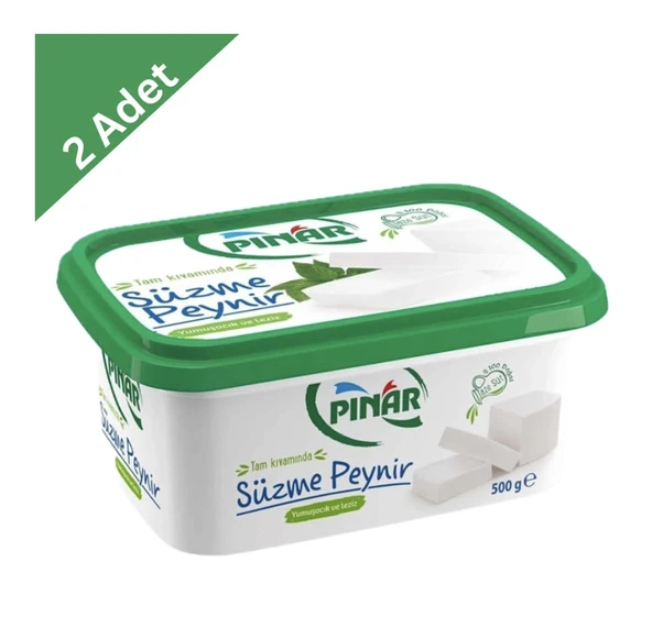 Pınar Süzme Peynir 500 g x 2 Adet ürün görseli 1