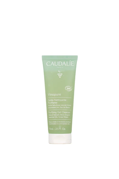 CAUDALİE Vinopure Karma ve Yağlı Ciltler İçin Matlaştırıcı Temizleyici Jel 75 ml ürün görseli 1