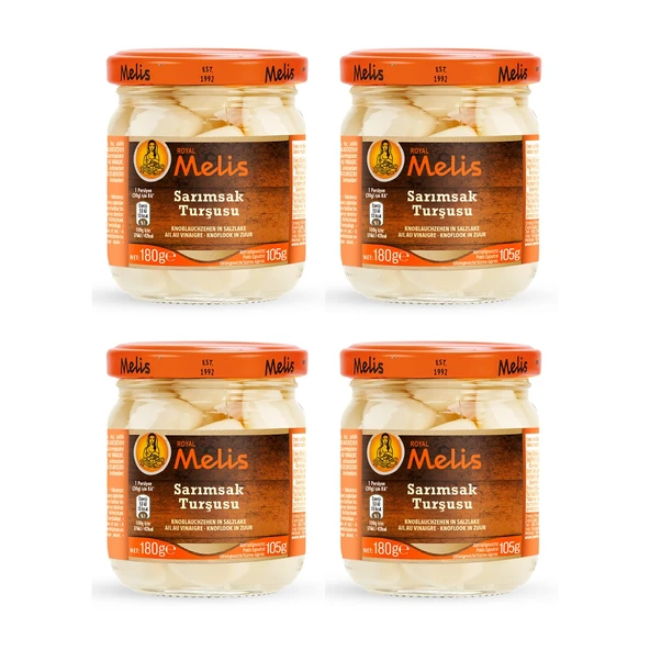 Melis Sarımsak Turşusu 180 gr x 4 Adet ürün görseli 1