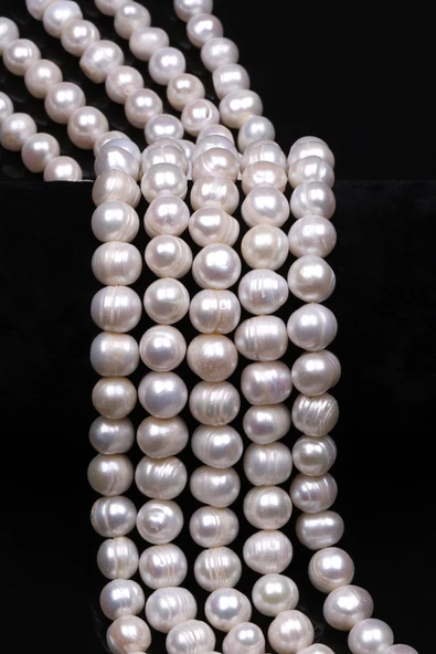 İnci Doğal Taş Dizi 9 x 10 mm Özel Kesim - DZ-0894 ürün görseli 1