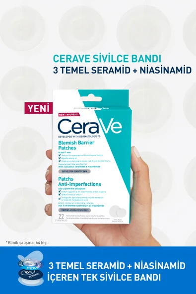 CERAVE Blemish Barrier Patches 22 size - Resim 2