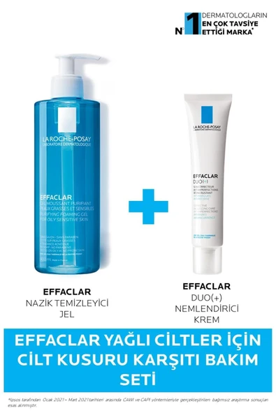 LA ROCHE POSAY Effaclar Yağlı Ciltler İçin Cilt Kusuru Karşıtı Bakım Seti GLB20200225012 ürün görseli 1