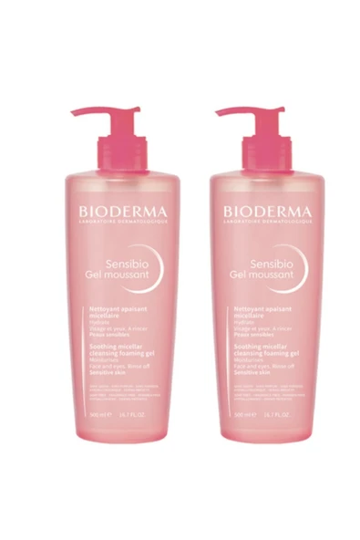 BİODERMA Sensibio Foaming Jel Orijinal Boy 2 Adetli Set 500 ml X 2 Adet ürün görseli 1