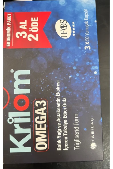 Krilom Omega-3 50 Kapsül - 3 Al 2 Öde ürün görseli 1