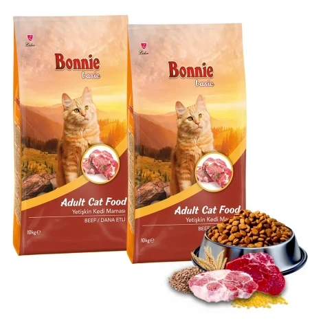 Bonnie Dana Etli Yetişkin Kedi Maması 10 Kg x 2 Adet ürün görseli 1