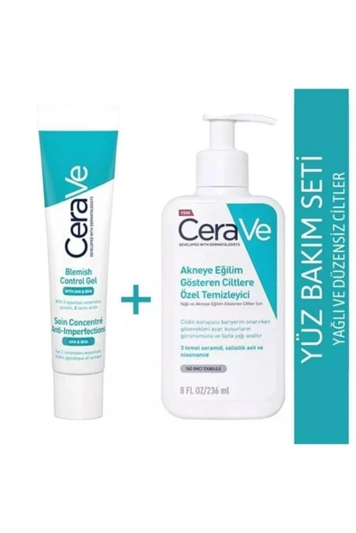 CERAVE Akneye Eğilim Gösteren Ciltler Için Yüz Bakım Seti ürün görseli 1