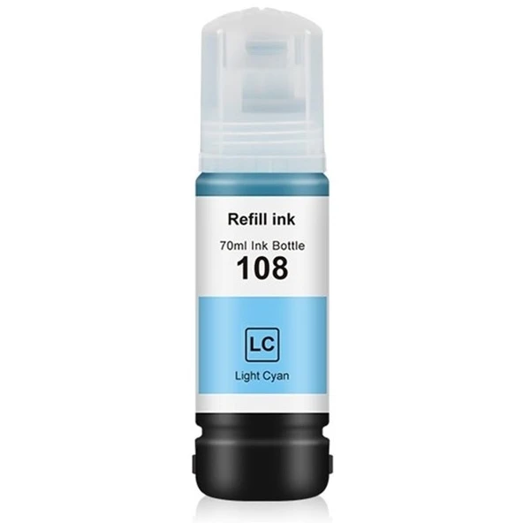 OKUR Epson 108 Mürekkep(Muadil) L8050, L18050 Light Cyan 70ml ürün görseli 1