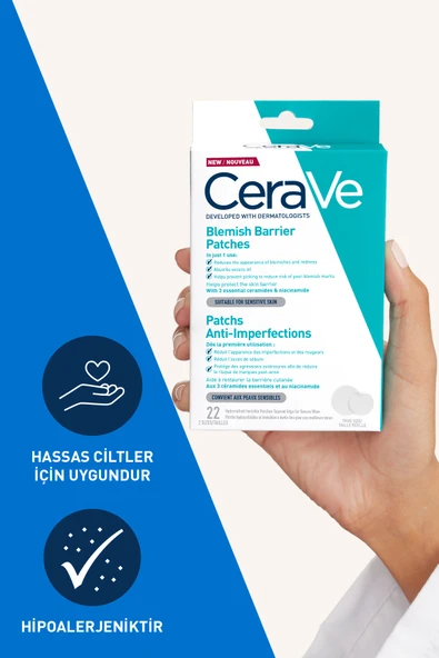 CERAVE Blemish Barrier Patches 22 size - Resim 7