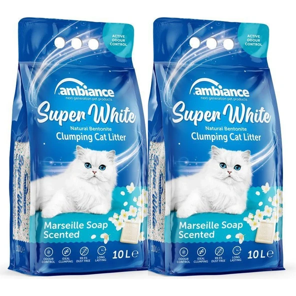 Ambiance Kedi Kumu Marsilya Sabunu 10 Lt x 2 Adet ürün görseli 1